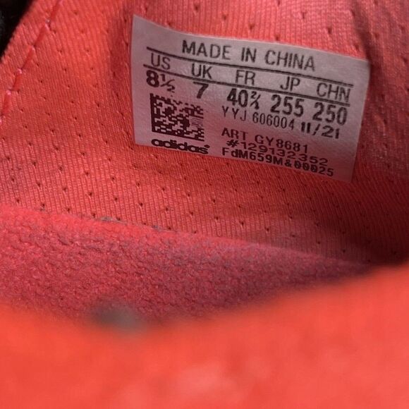 Adidas Ultraboost 22 W Core Black/Skyrus/Turbo GY8681 Women's Size 8.5 M - Picture 9 of 9